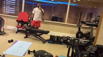 محمد صلاح ينشر صور جديدة من تدريباته في الجيم